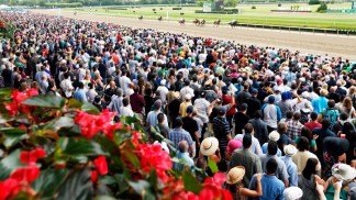Excitement at 2012 Belmont Stakes