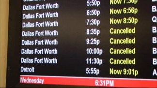 Hundreds of Flights Canceled Due to Winter Storm