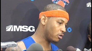 Carmelo Anthony: "I Have Faith."