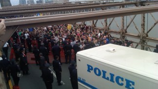 700 Arrested in Protest on BK Bridge