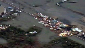 Dramatic Aerial Video: Atlantic City Under Water After Sandy