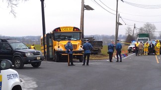 PHOTOS: School Bus Collides With Dump Truck