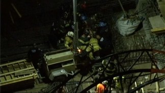 Rescue at Crane Accident on West Side
