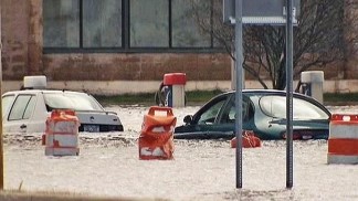 Raw Video: Cars Abandoned as Floods Threaten Tri-State