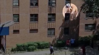 Girl Plunges 3 Stories from Building [RAW]