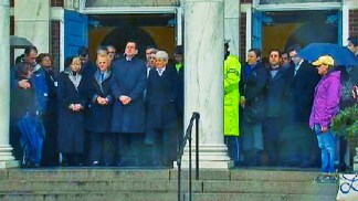 Bells Toll for Newtown School Shooting Victims as Nation Pauses to Remember
