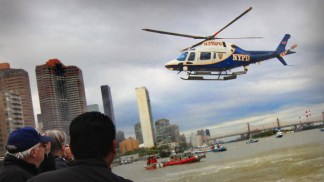 Dramatic Photos: Chopper Down in East River