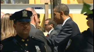 President Obama Visits Ground Zero