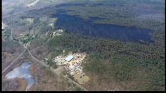 Aerial View: Long Island Fire Damage