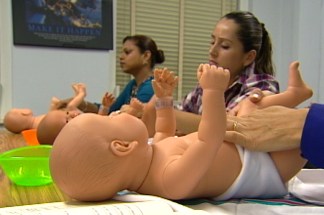Nanny School Rearing New Breed of Babysitter