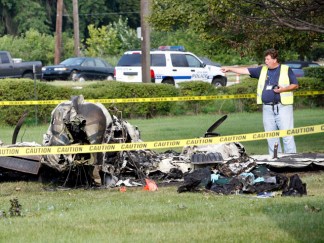 Small Plane Crashes Near Teterboro
