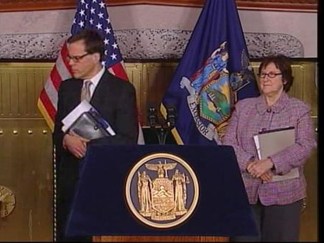 Paterson Says He'll Only Leave Office by Ballot Box, Coffin