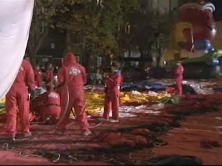 Balloons Take Shape for The Macy's Thanksgiving Parade