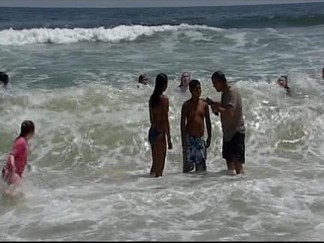 Brian Thompson's Funny Encounter on the shore