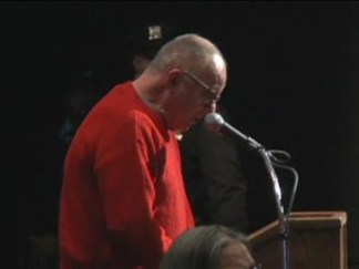 Angry Speaker Rouses Crowd at MTA Hearings