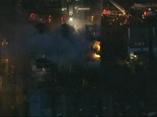 Firefighters Battle Massive Westchester Blaze