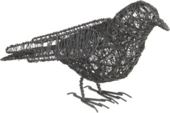 Raven Iron Sculpture
