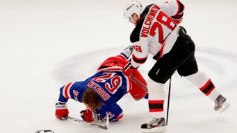 Devils Beat Rangers 3-2 to Tie Series