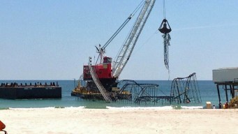 Demolition Begins on Roller Coaster Damaged by Sandy 
