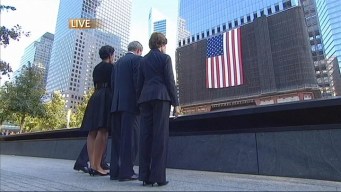 Obama, Bush Arrive at 9/11 Memorial