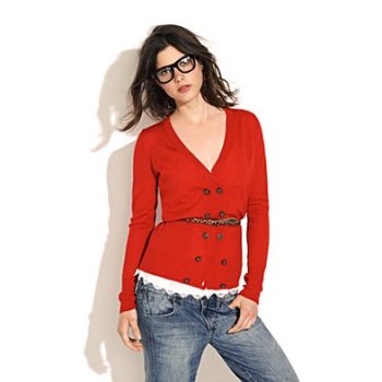  Twin-Button Cardi