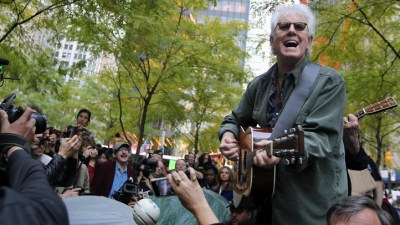 Crosby, Nash Perform at Occupy Wall Street
