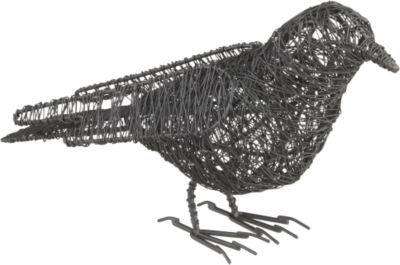 Raven Iron Sculpture