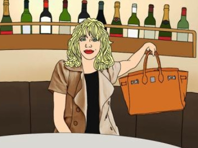 Courtney Love Crashes the Daily Style-Blogging Set