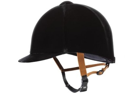A Chic Solution to a Typical Bike Helmet: Wear an Equestrian One