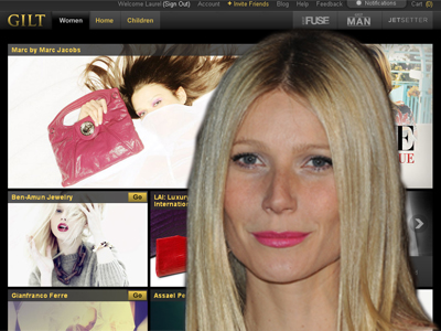Only Gwyneth Paltrow and Shoppers Who Spend Over $10K Qualify for Gilt Noir