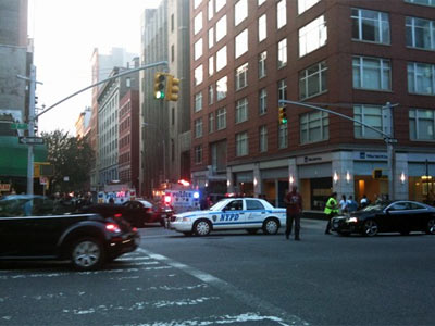 Not Even a Police Blockade Will Keep Barneys Sale Shoppers from Shopping