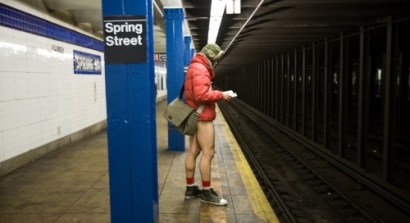 One piece of advice: do NOT sit down on the subway dressed like that.