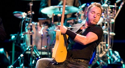 Bruce Springsteen, pictured in a Toronto performance, will return to the swamps of Jersey Saturday night. Bruce Springsteen, pictured in a Toronto performance, will return to the swamps of Jersey Saturday night.