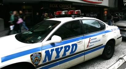 Unlike the squad car used in the Bloomberg ad, this one's legit. Unlike the squad car used in the Bloomberg ad, this one's legit.