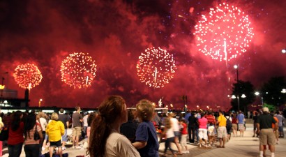 New Yorkers bore witness to the most amazing fireworks show in the entire country. 
