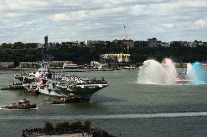 The USS Intrepid aircraft carrier will reopen as a museum on November 8. The USS Intrepid aircraft carrier will reopen as a museum on November 8.