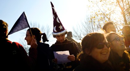 Students Play Real-Life Game of Quidditch in McCarren Park