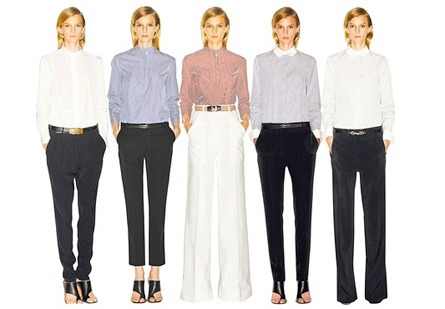 Celine Launches "Five Perfect Trousers" Collection