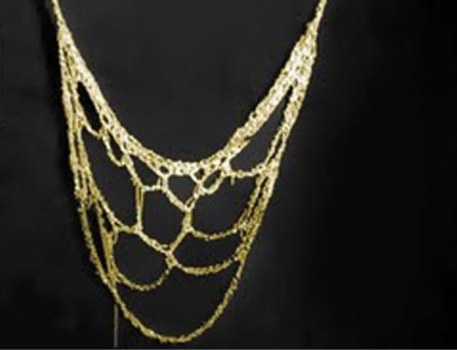 Arielle de Pinto’s Hand-Crocheted Necklace