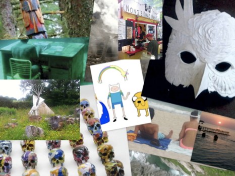 Mood Board: Jen Kao Favors TeePees, Enameled Skulls