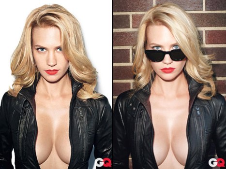 Clippings: January Jones' Impressive Cleavage Edition