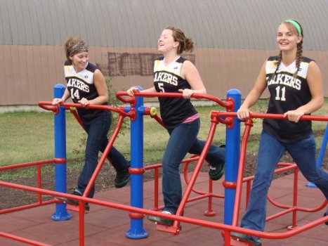 Gym Machines at Parks Prove Popular
