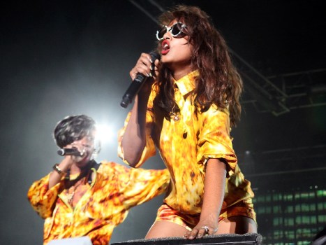M.I.A. Performs Onstage at the HardNY Festival