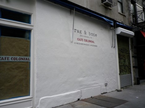 ANOTHER Update: Rag & Bone Pushes Back Opening Date to Next Week
