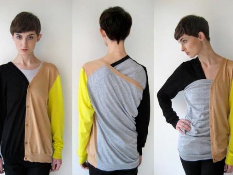 Bless' "Extended" Cardigan Can be Worn Every Which Way
