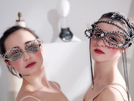 One Shot: Ballerinas in Crystal Headgear for Erickson Beamon