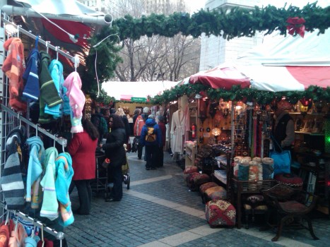 Shopping the Columbus Circle Holiday Market