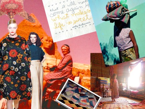 Mood Board: Jade Lai's Egyptian Landscapes and Moroccan Rugs