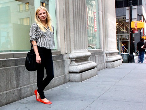 Street Style: Jamie in Stripes on 60th and Madison