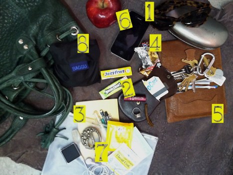 Purse Purge: Meredith Kahn of Made Her Think Stashes Twix, Jewelry Essentials